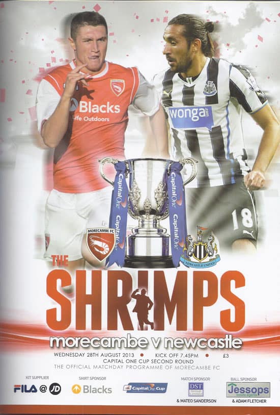 Morecambe FC v Newcastle United FC